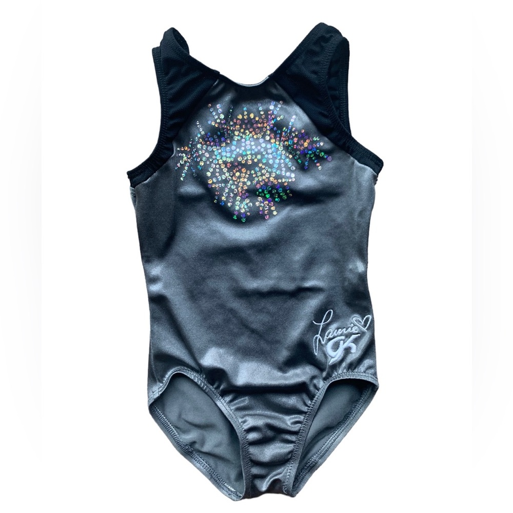 GK ELITE GIRL’S GYMNASTICS DANCE LEOTARD SIZE CS